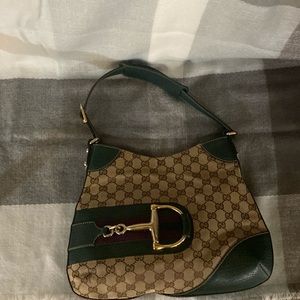 💎Gucci Shoulder Bag💎 signature logo horse bit